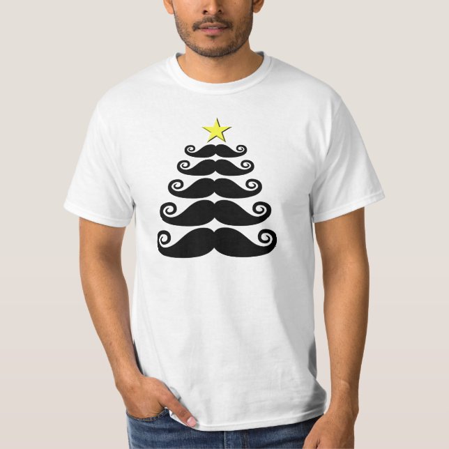 Camiseta árvore Stache-mas (Frente)