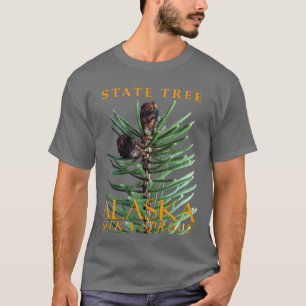 Camiseta Árvore Territorial do Alasca, Sitka Spruce