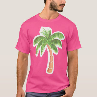 Camiseta Árvore Tropical Palm - Aquarela