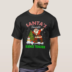 Camiseta Árvore Xmas do Professor de Ciência Favorito par
