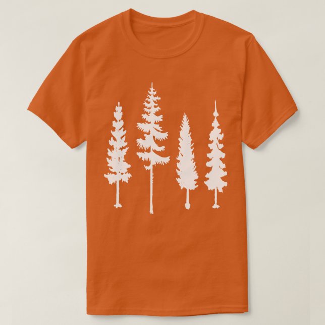 Camiseta Árvores cegas 2 (Frente do Design)