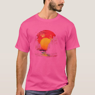 Camiseta árvores da floresta natural vida selvagem ao ar li