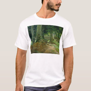 Camiseta Árvores de faia em Frederiksdal perto de Copenhag