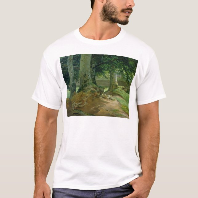 Camiseta Árvores de faia em Frederiksdal perto de Copenhaga (Frente)
