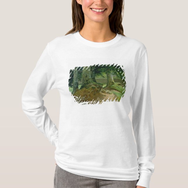 Camiseta Árvores de faia em Frederiksdal perto de Copenhaga (Frente)