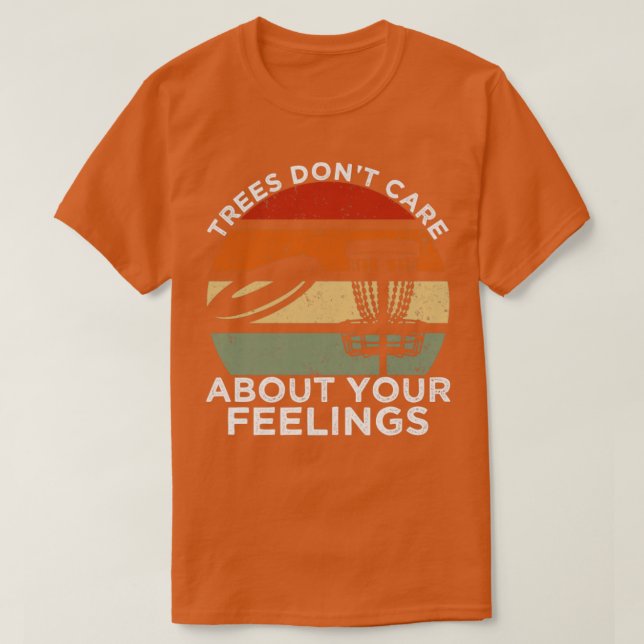 Camiseta Árvores de Golfe de Disco não se importam (Frente do Design)