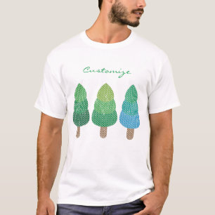Camiseta Árvores de Madeira Verde Trovão_Cove
