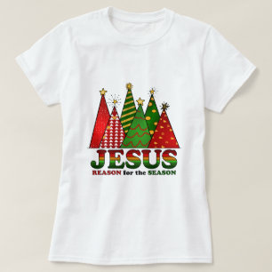 Camiseta Árvores de Natal de Jesus
