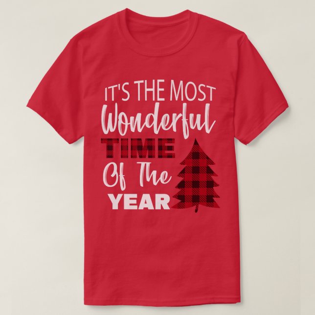 Camiseta Árvores De Natal É A Época Mais Maravilhosa (Frente do Design)