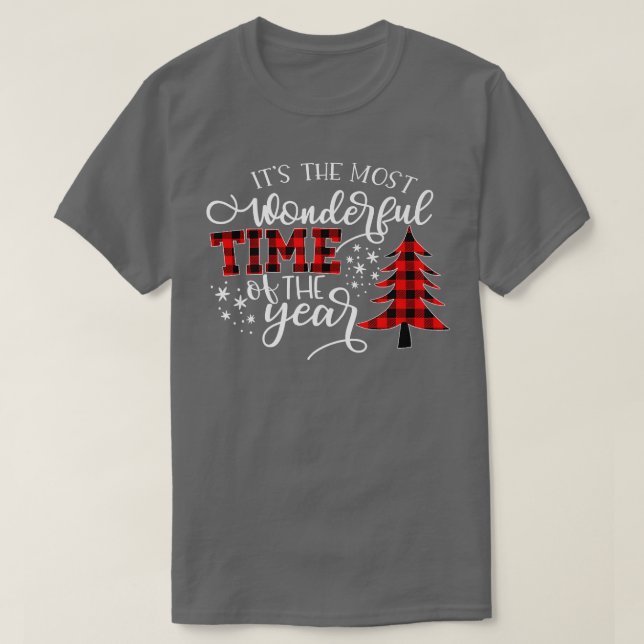 Camiseta Árvores De Natal É A Época Mais Maravilhosa Do (Frente do Design)