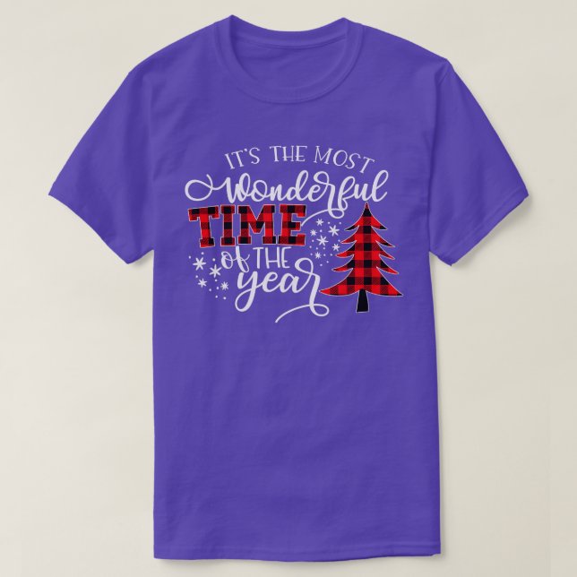 Camiseta Árvores De Natal É A Época Mais Maravilhosa Do (Frente do Design)