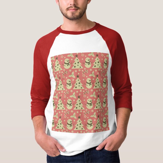 Camiseta Árvores de Natal holandesas (Frente)