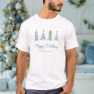 Camiseta Árvores de Natal na Escandinávia