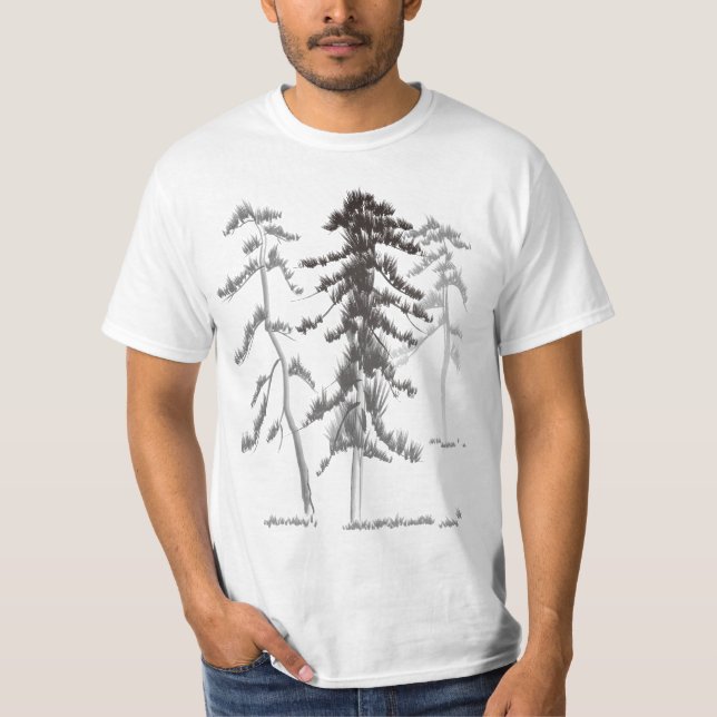 Camiseta Árvores de pinheiro (Frente)