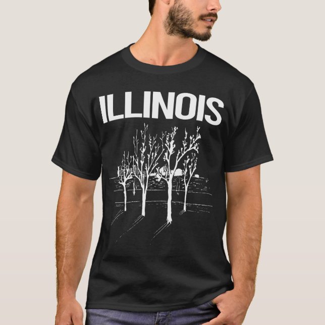 Camiseta Árvores de Rua Illinois (Frente)