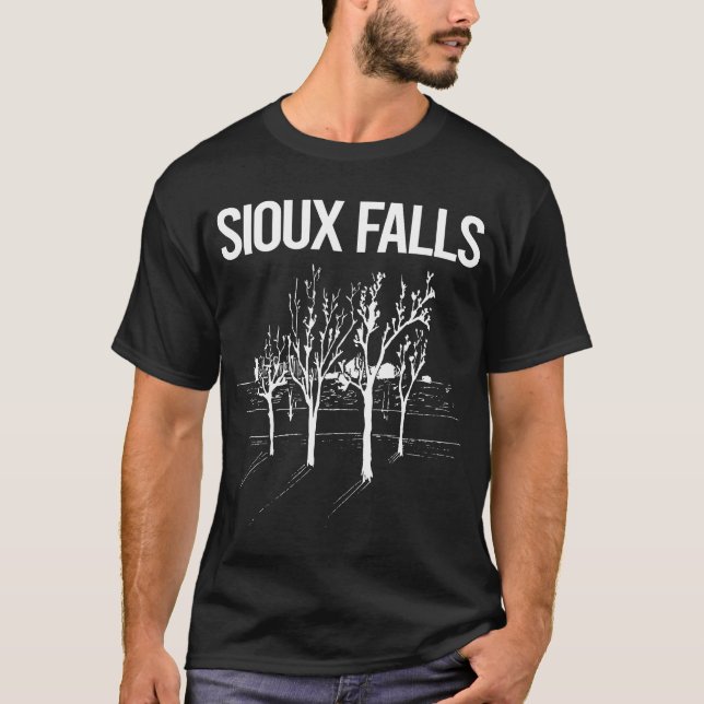 Camiseta Árvores de Rua Sioux Falls (Frente)