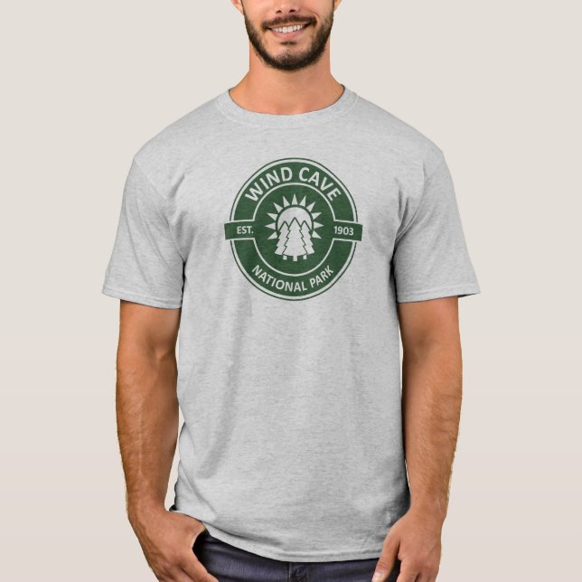 Camiseta Árvores do Sol do Parque Nacional da Caverna do Ve (Frente)