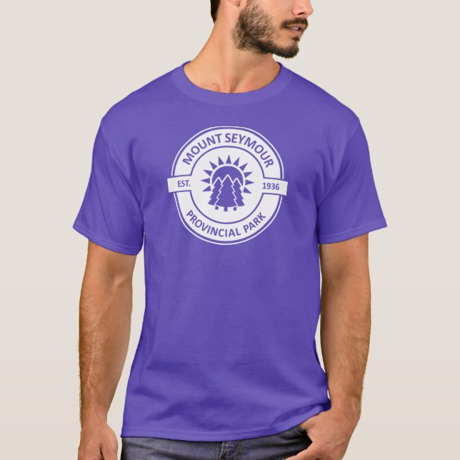 Camiseta Árvores do Sol no Parque Provincial Mount Seymour (Frente)