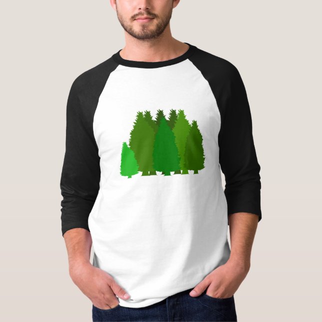 Camiseta Árvores do tempo do divertimento (Frente)