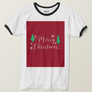 Camiseta Árvores e Estrelas Feliz Natal