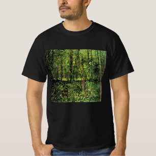 Camiseta Árvores e Subcrescimento por Vincent van Gogh