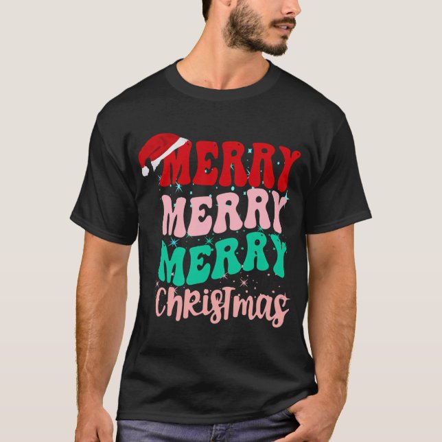 Camiseta Árvores Feliz Natal (Frente)