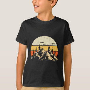 Camiseta Árvores Florestais Vida Selvagem Animal Retro Natu