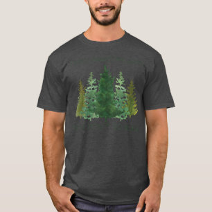 Camiseta Árvores Hugger Tree Lover Feliz Amigo da Natureza