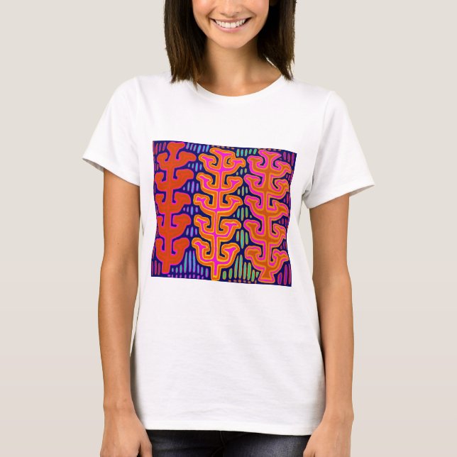 Camiseta Árvores Indígenas Kuna (Frente)