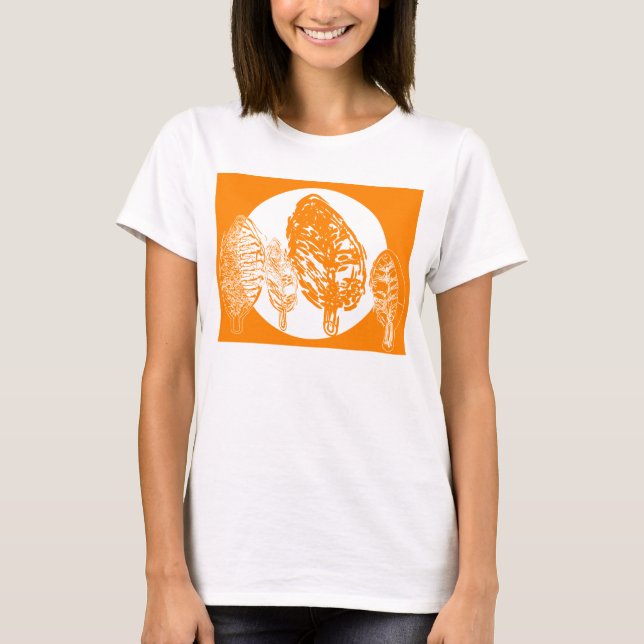 Camiseta Árvores Laranja e Lua Cheia (Frente)