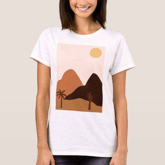 Camiseta Árvores Montanhosas (Frente)