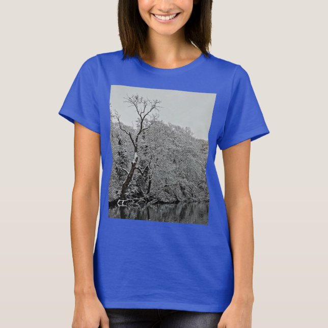 Camiseta Árvores, na água (Frente)