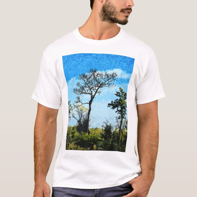 Camiseta Árvores na Reserva Julington-Durbin Flórida  (Frente)