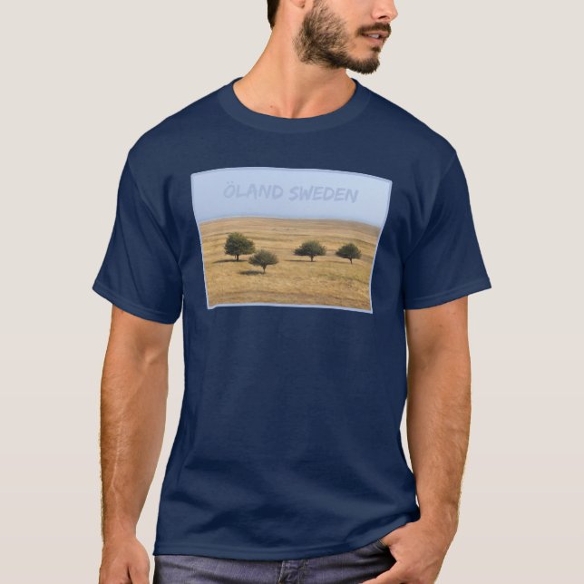 Camiseta Árvores na savana, Öland, Suecia (Frente)
