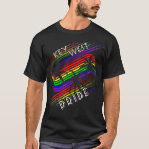 Camiseta Árvores-palma do Orgulho gay do Orgulho Ocidental