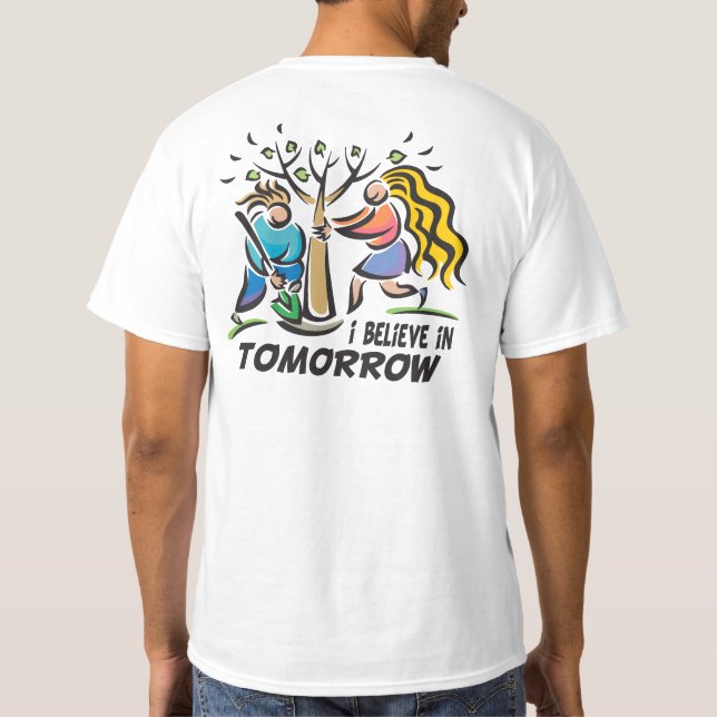 Camiseta Árvores para amanhã (Verso)
