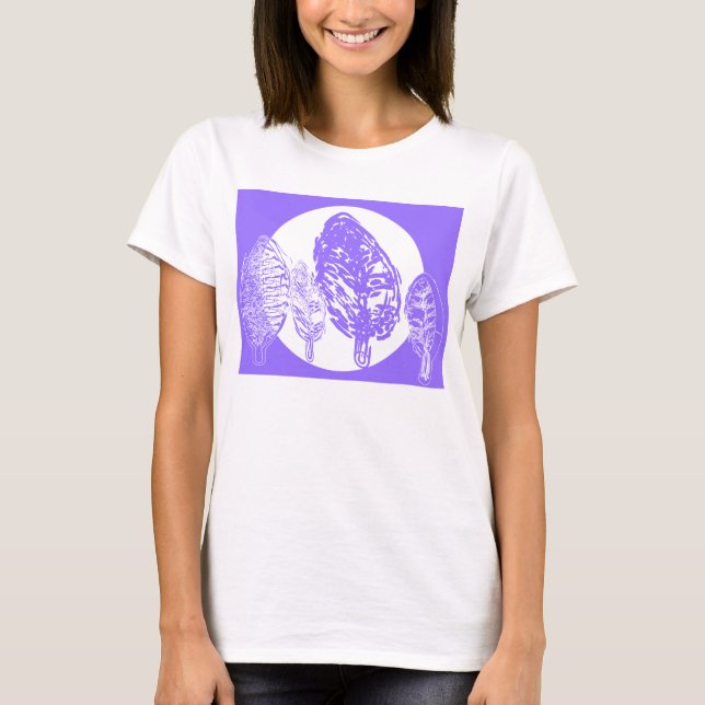 Camiseta Árvores Roxas e Lua Cheia (Frente)