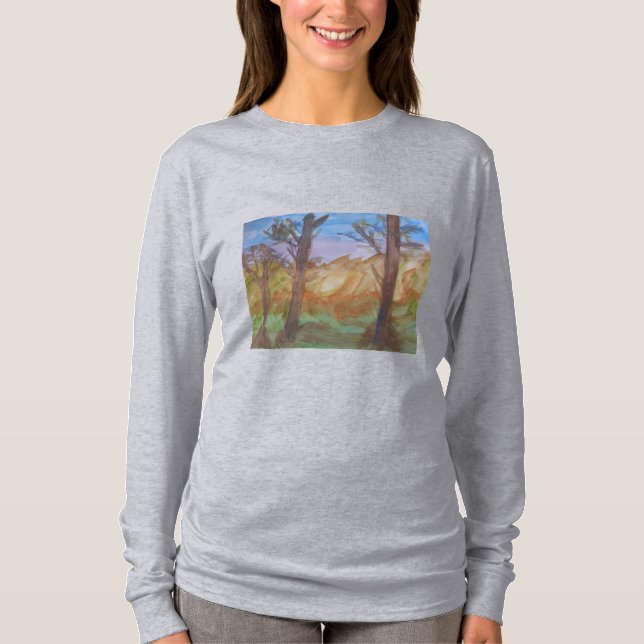 Camiseta Árvores Sunset (Frente)