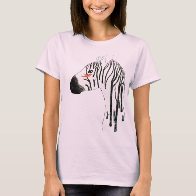 CAMISETA ÁRVORES ZEBRA (Frente)
