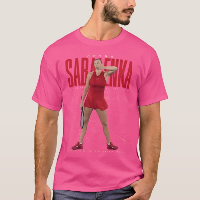 Camiseta Aryna Sabalenka. (Frente)