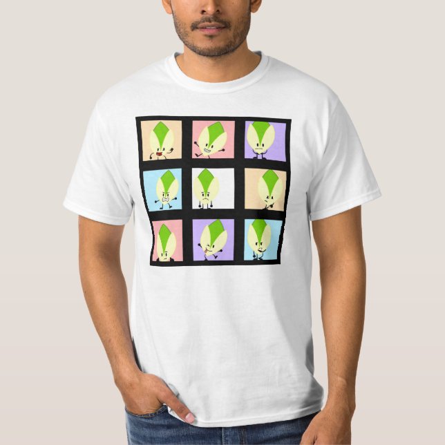 Camiseta As 9 caras do Pistachio (Frente)