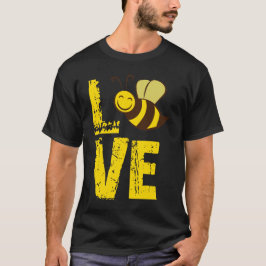 Camiseta As abelhas do amor, amante da abelha, presente da