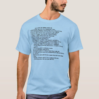 CAMISETA AS ALEGRIAS DE ESTAR SOBRE 50 .....