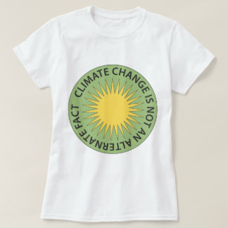 Camiseta As alterações climáticas não são um fato