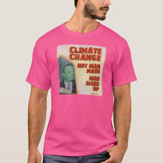 Camiseta As alterações climáticas são homem compo