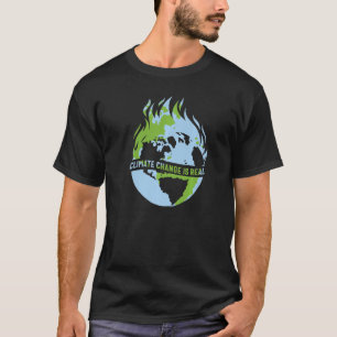 Camiseta As Alterações Climáticas São Um Verdadeiro Ambient