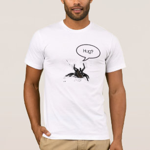 Camiseta As aranhas precisam o t-shirt dos abraços