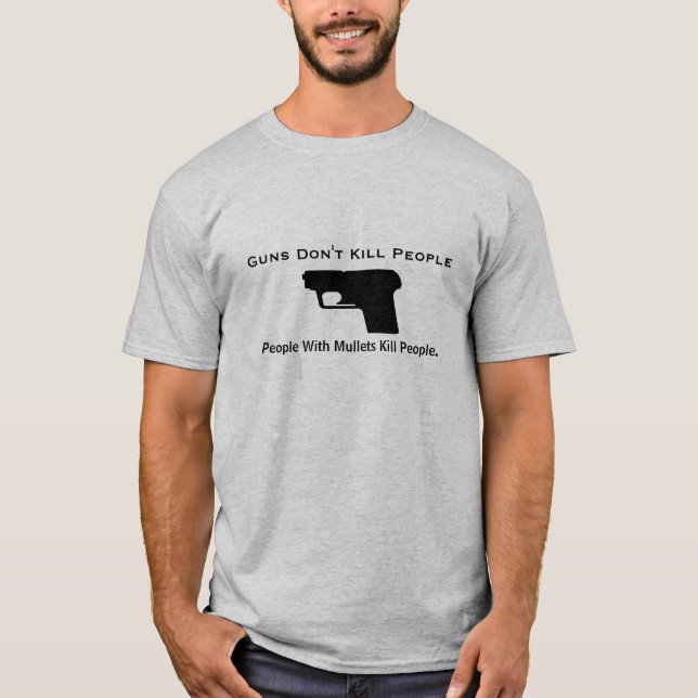 Camiseta As armas não matam as pessoas, pessoas com (Frente)