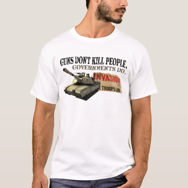 Camiseta As armas não matam pessoas (Frente)
