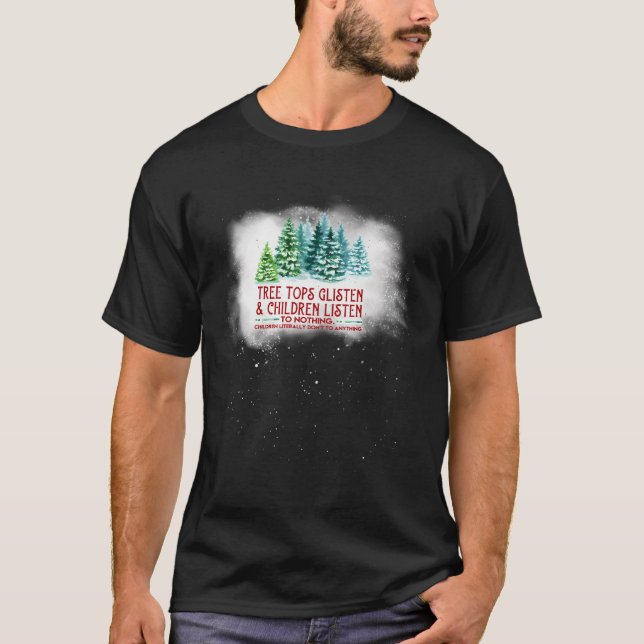 Camiseta As Árvores Escutam E As Crianças Não Ouvem Nada (Frente)